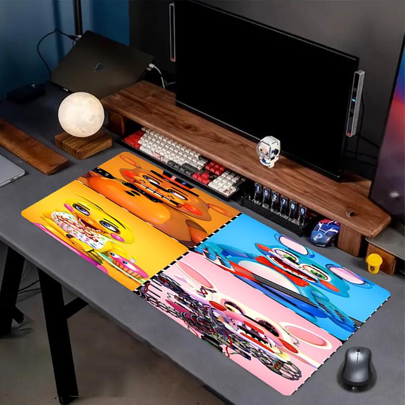 Five Nights at Freddy's Print Mouse Pad, Anti‑Slip Desktop keyboard Mat, for PC Laptop Gaming Working Daily Use, Cool Festival Surprise Gift