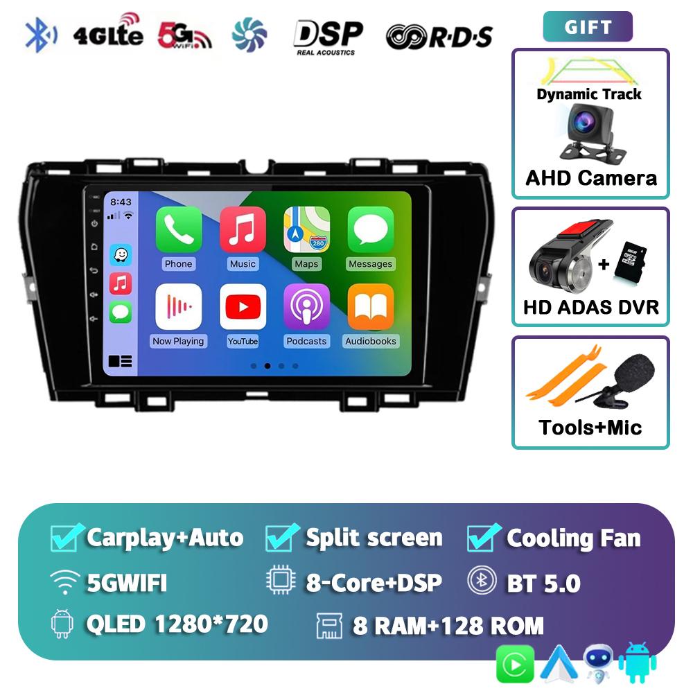 Android 14 Carplay Auto WIFI+4G Car Radio For SsangYong Tivoli 2019 2020 2021 Multimedia GPS Player Stereo 2din DVD Head Unit BT