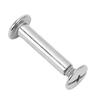 50 Set Flat Round Head Rivet M3.5 4.5x20x9mm Stainless Steel Binding Post Screws Set for