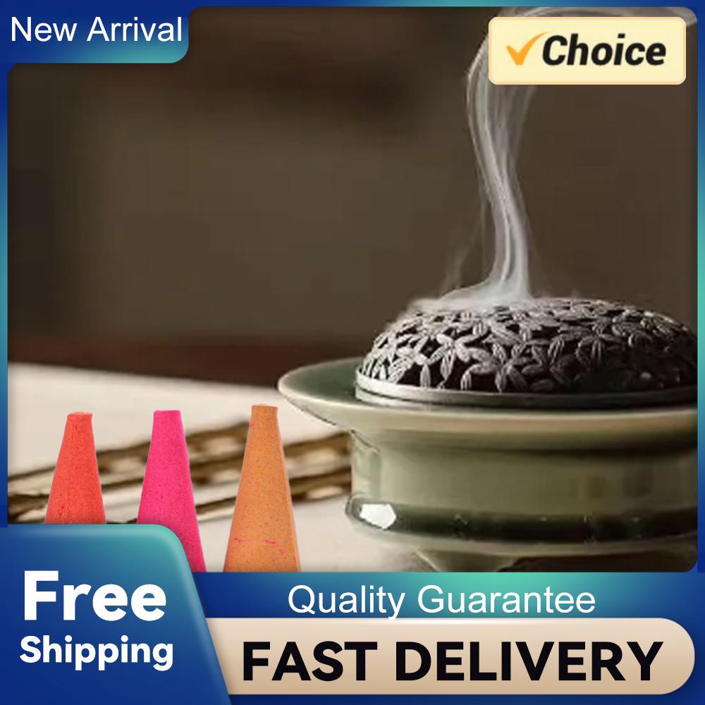 60 шт. Ароматические конусы Цветные Освежитель воздуха Ароматические конусы для снятия тревоги Ароматические конусы для медитации и расслабления China Mainland