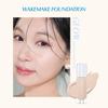 Wakemake Water Glow Coating Foundation 23 Beige, Korean Cosmetics, Liquid Foundation, Moisturizing, Glowing, Thin, Adheres To Dry and Combination Skin