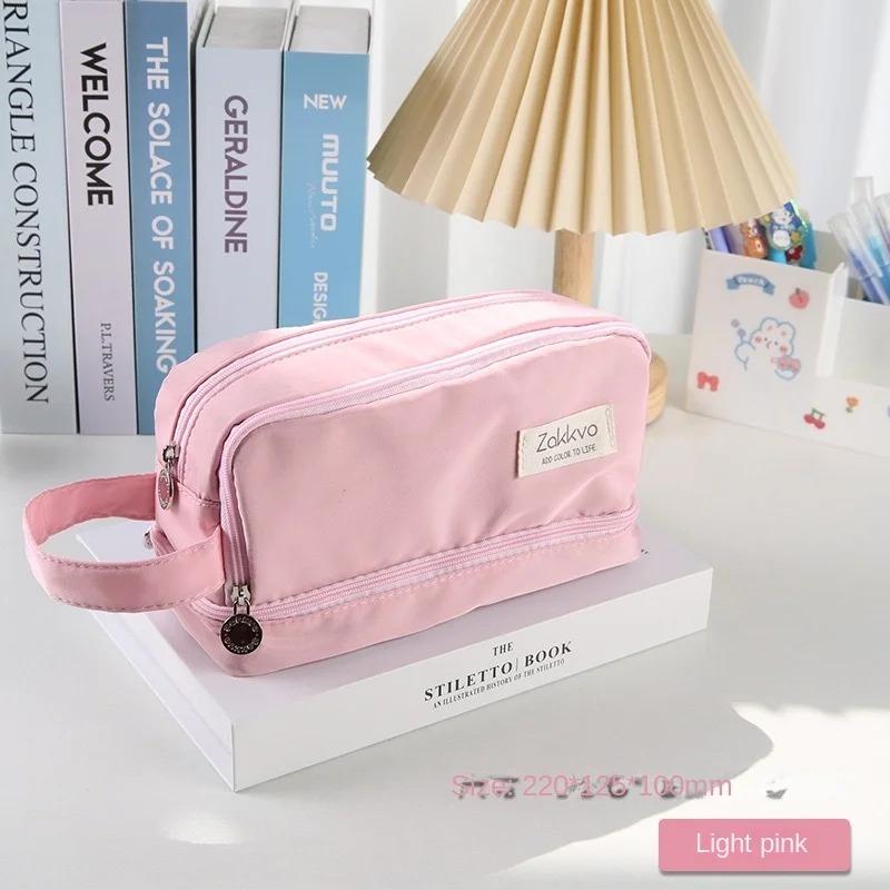 Velkokapacitní taška na tužky Estetické školní pouzdra Dívka Kawaii Držák na psací potřeby Taška Dětské pouzdro na tužky Studentské školní potřeby