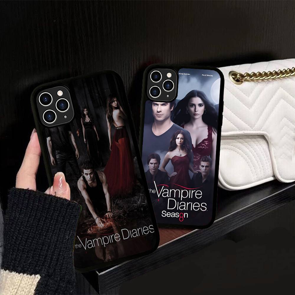 T-The V-Vampire Diaries Movie For iPhone 17 16 15 14 13 Pro 12 11 Pro Max Hard PC+TPU Phone Cases Back Cover