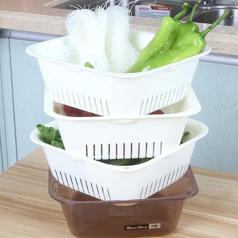 ZISIZ Plastic Drain Basket