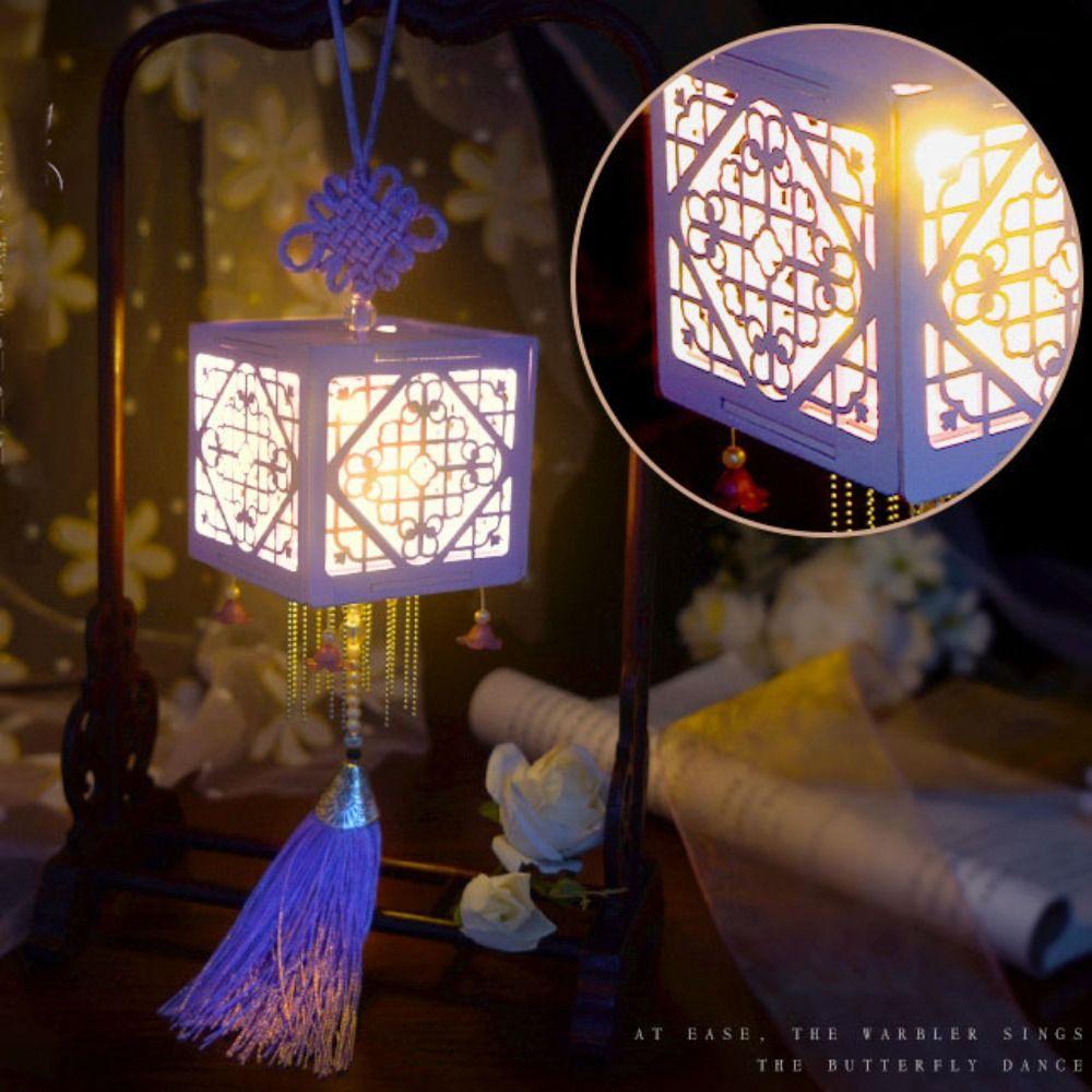 Chinese Style DIY Mid-Autumn Lantern Mid-Autumn Festival Handmade Lanterns Portable   Party Decor