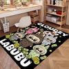 Labubu Print Rug, Washable Floor Carpet, For Entryway Dorm Laundry Room Office Study, Home Decor Birthday Christmas Gift