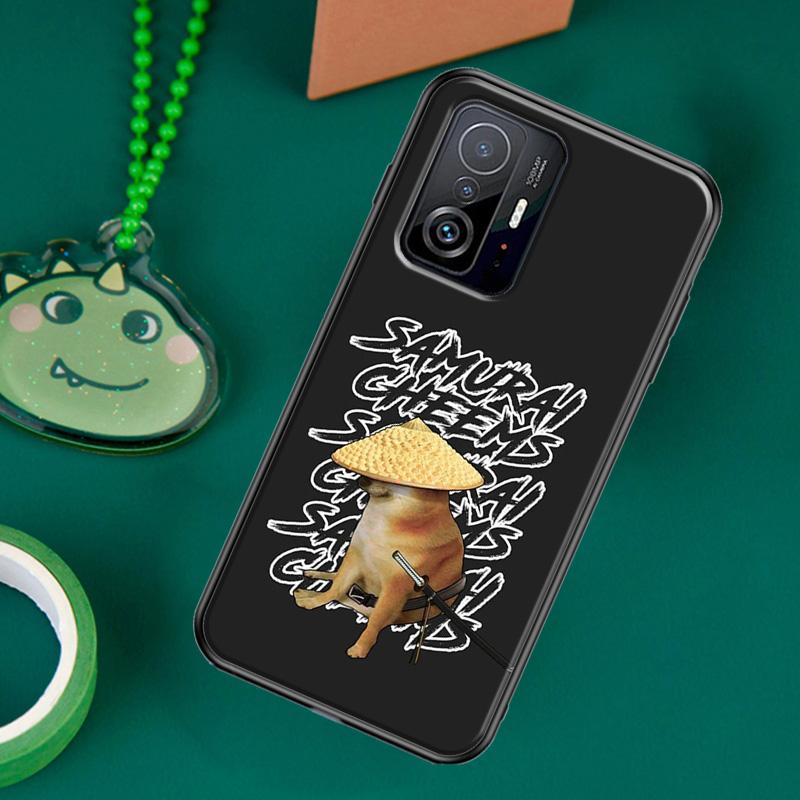 Doge Dog Cheems Meme Case For POCO F5 X5 X3 Pro X4 F4 GT F3 M5s C40 Cover For Xiaomi 13 12 Lite 11T 12T Pro 12X
