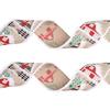 6 Delightful Meter Cartoon Christmas Ribbon With Cozy House Design Perfect For Holiday Gift Wrapping