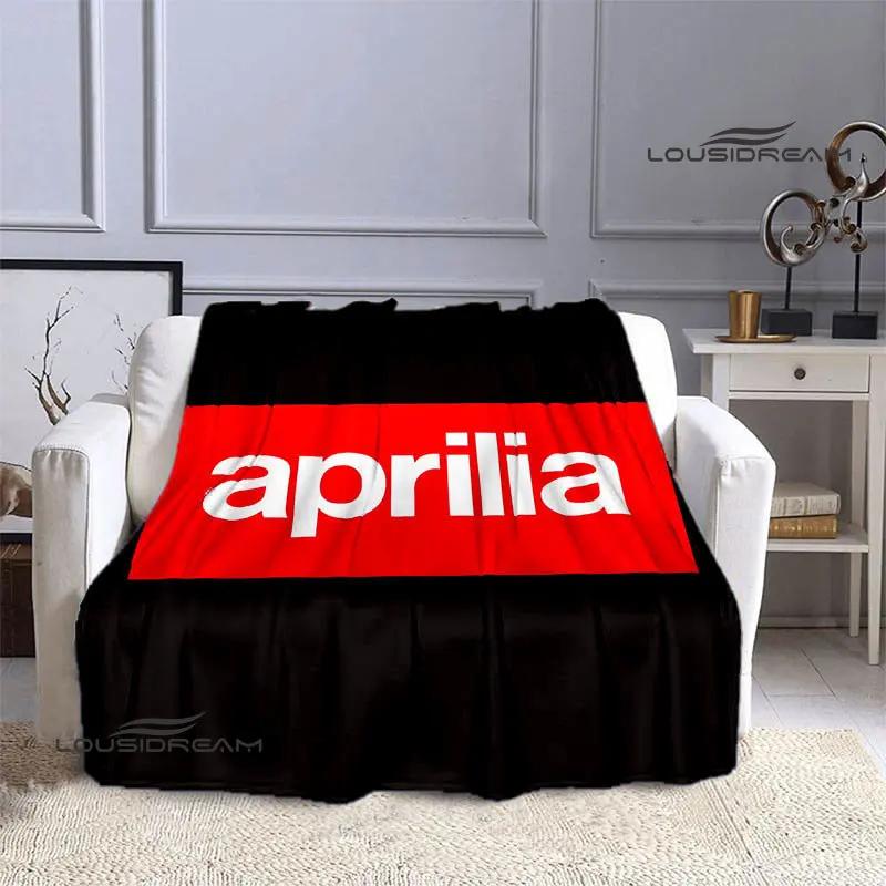 Aprilia Motorcycle Logo Printed Blanket Children's Warm Blanket Soft and Comfortable Blanket Home Travel Blanket Birthday Gift