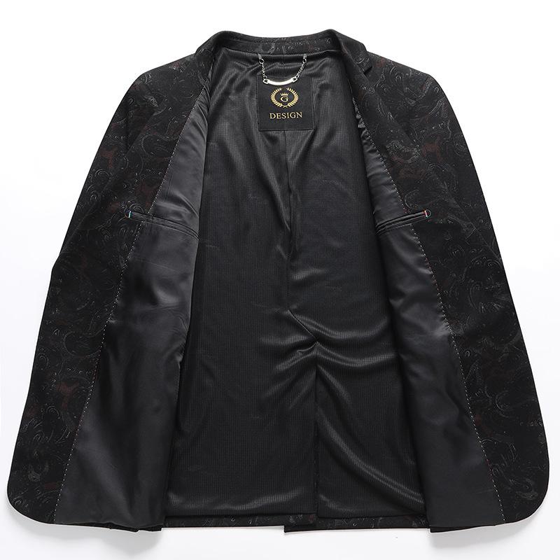 Men's Casual Suit Spring and Autumn Fashion Suit Korean Version Casual Clothes Single Western Men's Jacket