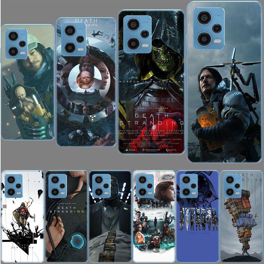Game Death Stranding Phone Case For Redmi Note 13 12 14 15 Pro Plus 13R 11 11T 11E 11S 10 Pro 10S 9 9S Cover Cell Clear TPU Capa