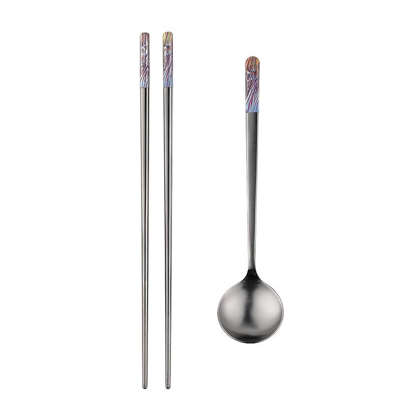 

Chopsticks Spoon Set Personal Professional Tableware for One Person Durable and Stylish Dining Essentials