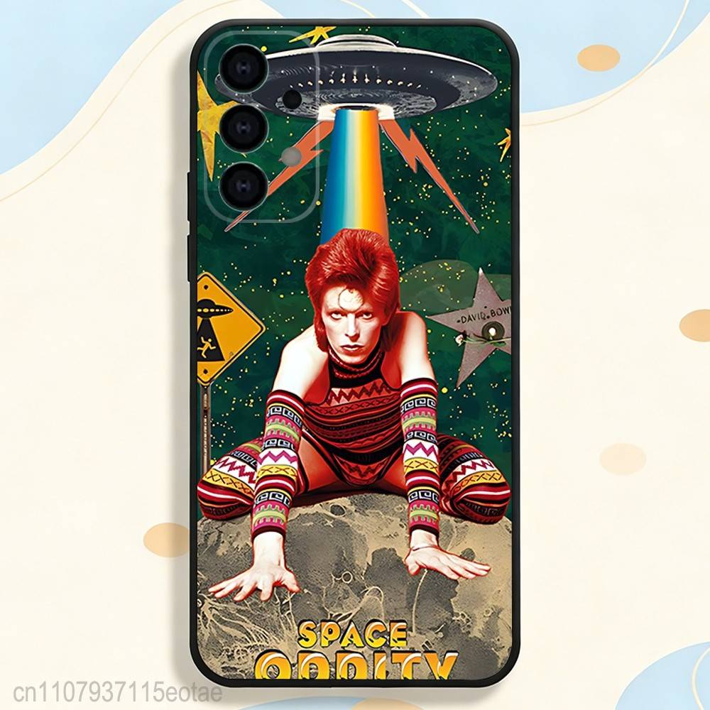 D-David Blackstar Bowie Phone Case For Samsung S25,S24,S21,S22,S23,S30,Ultra,S20,Plus,Fe,Lite,5G Black Cover