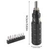 18Pcs Ratcheting Screwdriver Set,Socket Set,Precisions Screwdriver Bit Set with Adjustable Ratchet Setting Handle