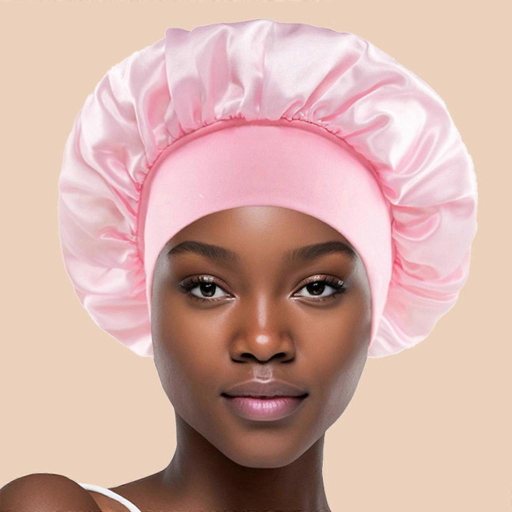 Women's 8pcs Hair Care Essential Kit Includes Silk Sleep Mask Breathable Shower Caps Portable Comb Scalp Massage Brush Multicolor