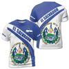EL Salvador Flag Graphic T Shirts For Man Clothes Maillot Football Summer Fashion Trend Loose Sports Crew Neck Unisex Tees Tops