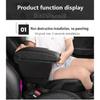 For Ford FOCUS 3 Armrest Box For Ford Focus III MK3 Car Armrest Car Accessories Storage Box Interior Details Retrofit Parts