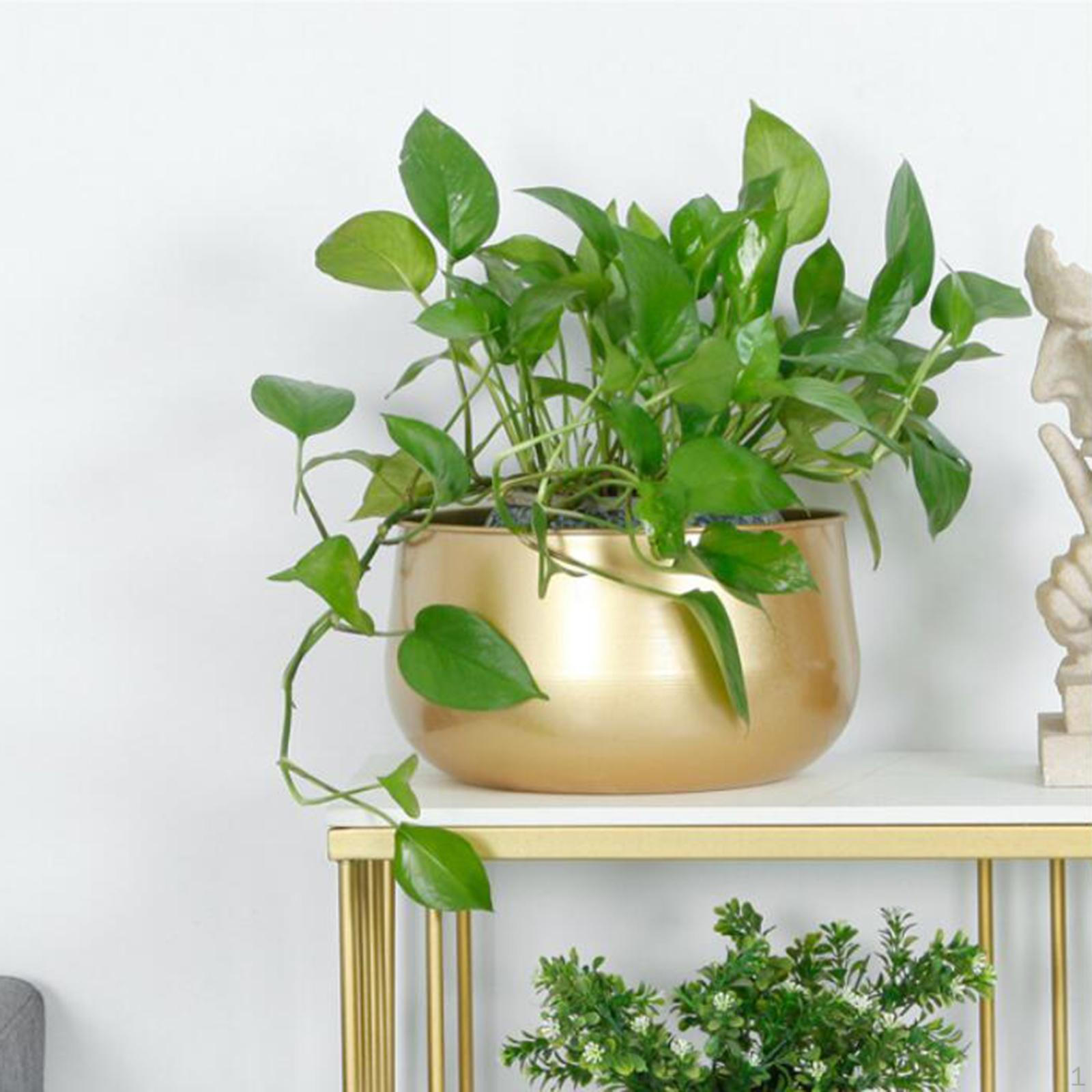 

Pots,Indoor Round Containers,flower Pots for Living Room kitchen and office Decor L