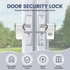 3-Digit Double Door Combination Lock Metal Security Code Lock Sturdy Door Safety Lock for Patio Door French Double Door Handle