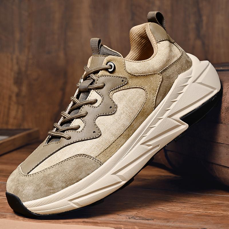 Sportschuhe Herren Lederschuhe Herren Sneaker Elevator Lift Klobig Höhenerhöhung 5CM Freizeit Outdoor