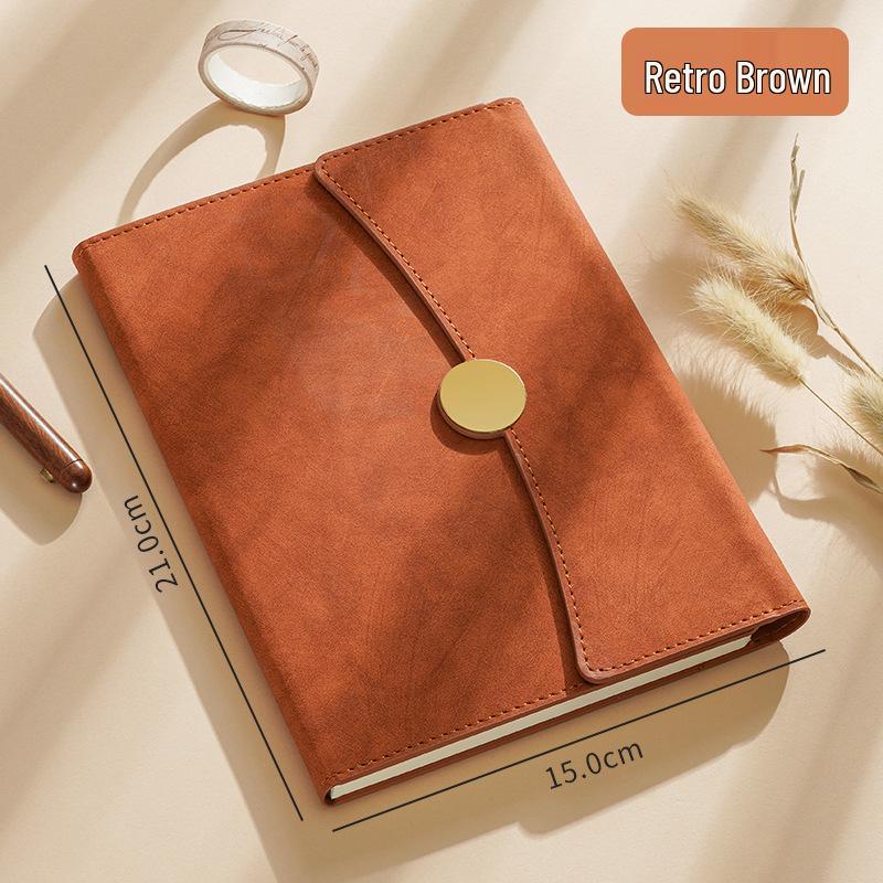 Luxury A5 Leather Business Notebook Gift Set with Custom Logo