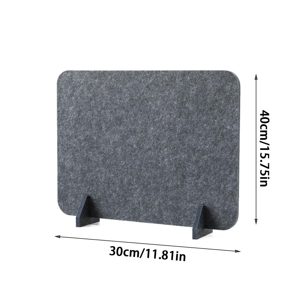 40x60cm Desk Screen Felt Baffle Anti-foam Sound-absorbing Partition Board Student Desk Polyester Fiber Isolation Board