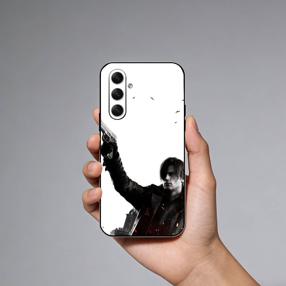 Game R-Resident Evil R-Requiem L-Leon Phone Case For Samsung Galaxy A73,A21s,A22,A31,A52,A53,A71,A41Soft Black Shell