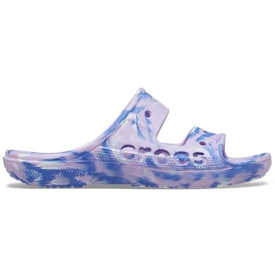 Crocs Unisex Baya Marble 29cm Sandals, Lavender/Multi,