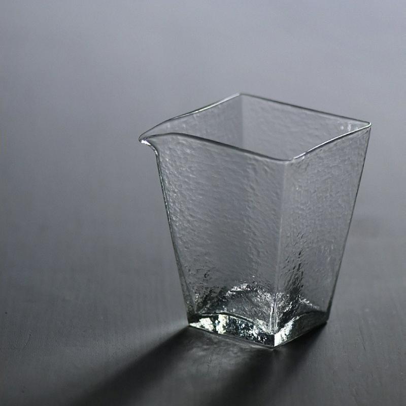 Japoński Styl 200ml Szklana Filiżanka do Herbaty Przezroczyste Czarki Sprawiedliwości Kreatywna Odporna na Ciepło Gospodarstwo Domowe Zestaw do Herbaty Kung Fu Akcesoria do Herbaty