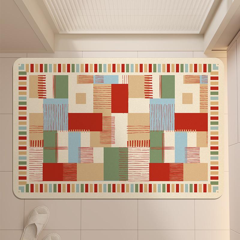 

Dopamine Non-Slip Water-Absorbing Diatom Mud Floor Mat for Showers & Entrances 40*60cm (3.5 thick)