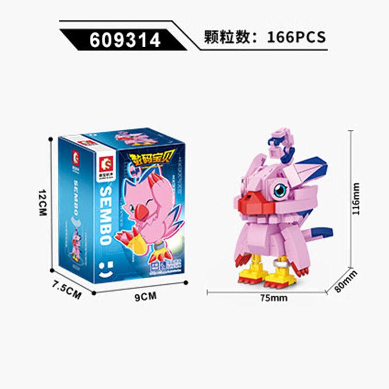 

Non-Toxic Sembo Metal War Greymon Anime Building Blocks Action Figure Models Bricks Lighting Anime Kids Model Toy Doll Gifts With Dolls With Box
