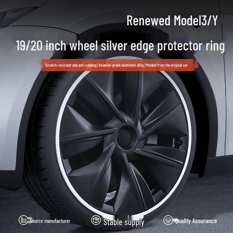 Acessórios Protetor de Anel de Cubo de Roda 19" 20" para Tesla Model 3/Y