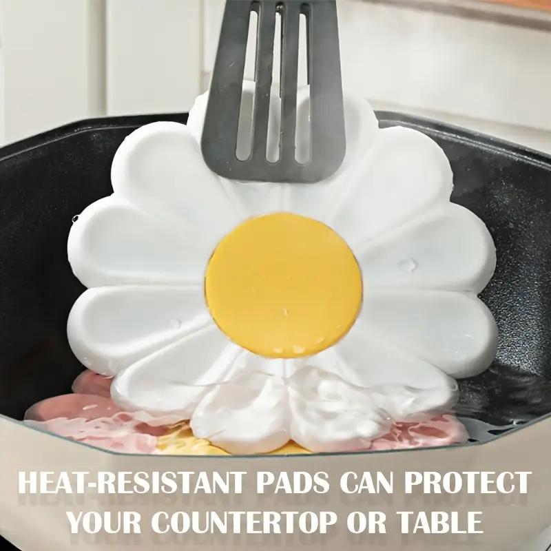 Podstawka pod kubek w kształcie stokrotki Silikonowa antypoślizgowa podkładka izolacyjna Podkładka pod kubek Podstawka pod kubek Uchwyt na gorący napój Dekoracje stołu domowego Akcesorium kuchenne