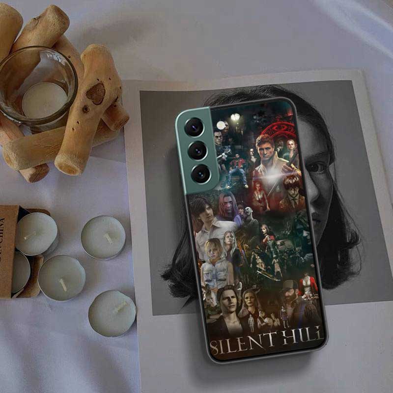 

Games S-Silent Hill Phone Case For Samsung Galaxy S22 S25 Ultra S21 S10 Plus S26 Edge S20 S23 S24 FE Cover Silicone Soft TPU Samsung S21
