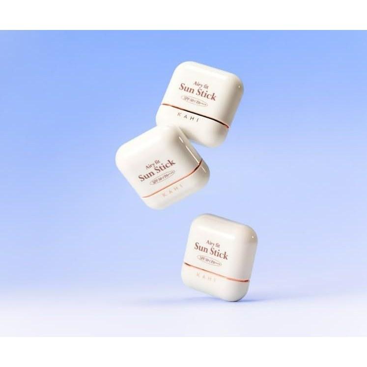 KAHI Airy Fit Sun Stick Sunscreen Korean Cosmetics Whitening Moisturizing Sensitive Skin Skincare Hydration Face Spots Wrinkles Portable SPF50+ PA++++
