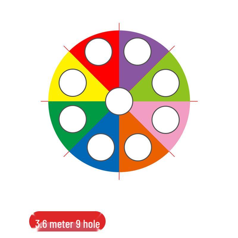 Rainbow Parachute Whack-a-Mole: Early Education Sensory Training for Parent-Child Outdoor Play