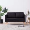 Day and Night - Day and Night 2 Seater Black Fabric Sofa
