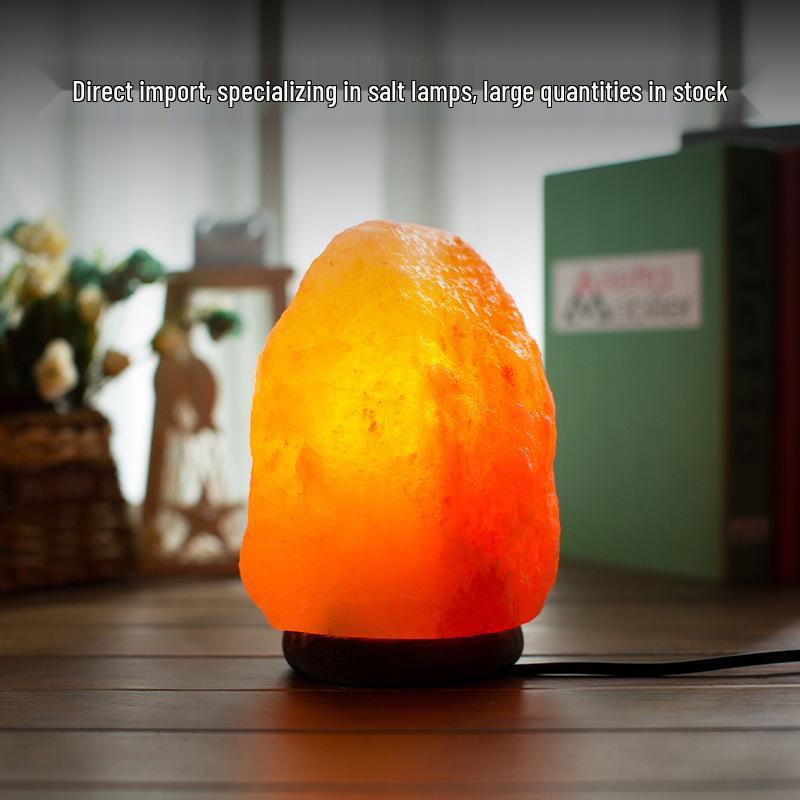Himalayan Salt Lamp: Natural EU Standard Bedroom Table Lamp
