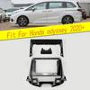 Painel Frontal Moldura Rádio Estéreo Automotivo Acabamento DVD 2Din Para Honda Odyssey +
