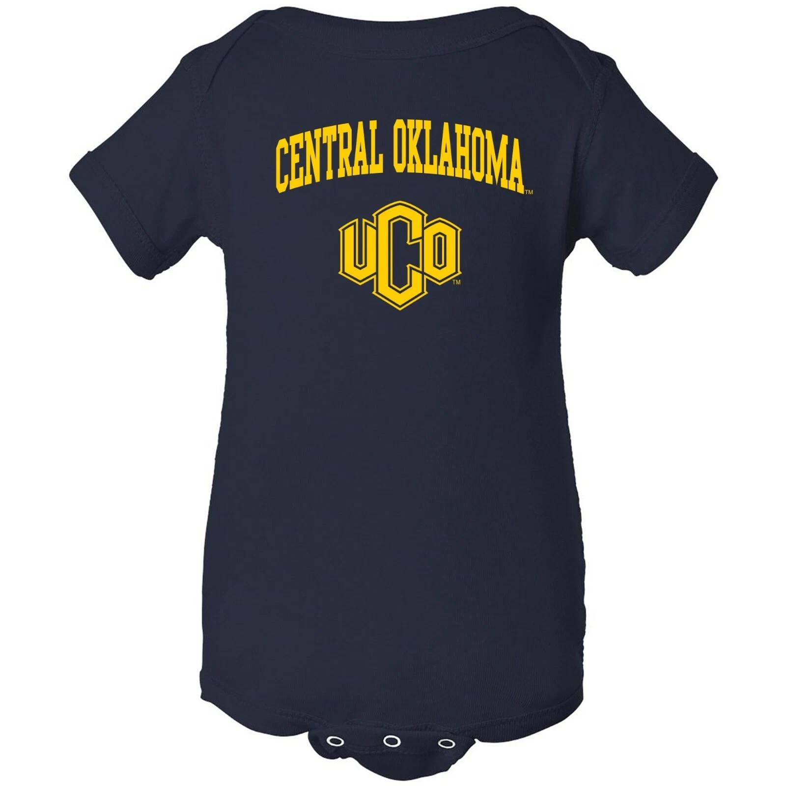 Central Oklahoma Arch Logo Infant Creeper - Navy XL