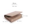 Lizdays Business Card Holder for Men and Top Simple and Minimalist Card Genuine Cowhide Holds 50 Suitable for and Style on Back Women, Leather,