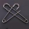 Good-50Pcs 10Cm Safety Pins Paper Clip DIY Sewing Tool Silver Metal Needles Large Safety Pin Brooch Accessories