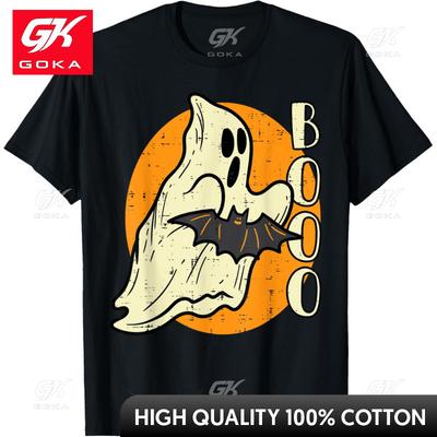 Boo Ghost Bat Fun Halloween Unisexs Tshirt Cute Funny Vintage Graphic T Shirts