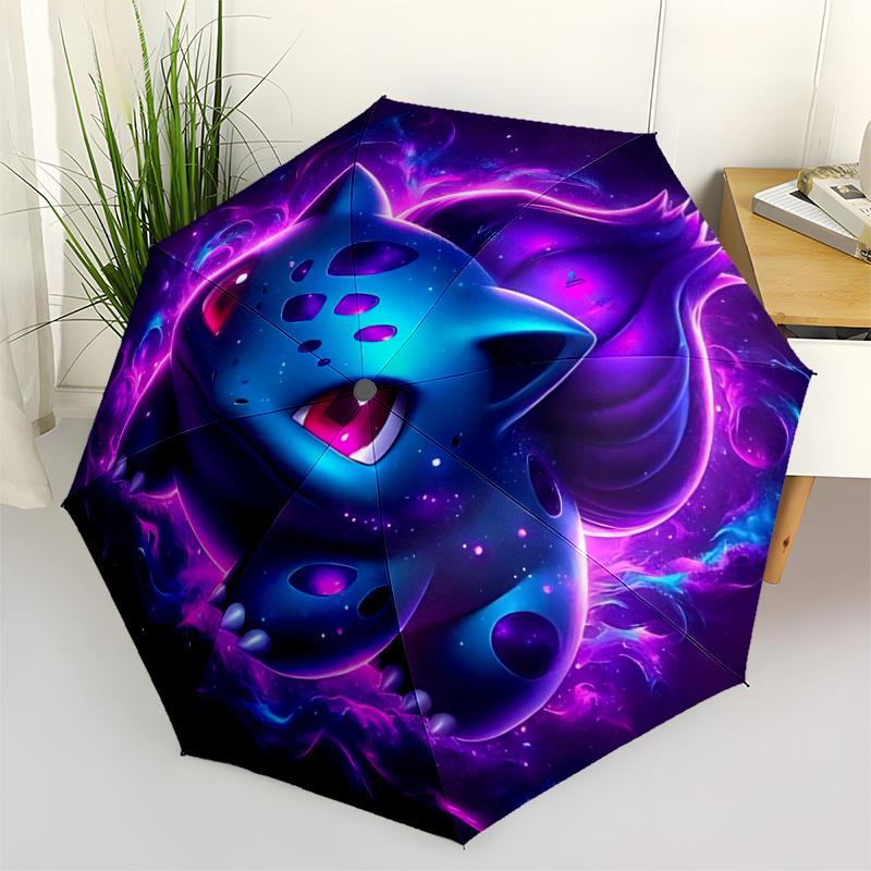 

1pc Gengar, Pokémon Automatic Open/Close Umbrella - Compact Travel Umbrella with 8-Rib Durable Frame yy251023093