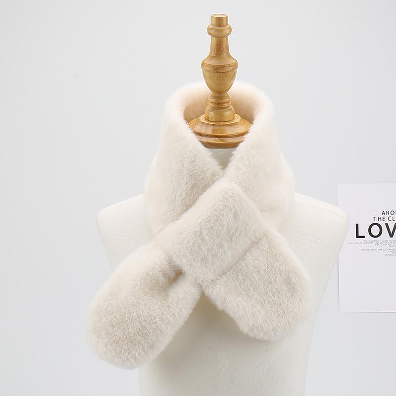 2023 Cute Cartoon Winter Scarf for Children - Korean Style, Warm Christmas Neck Warmer for Elementary School Girls & Boys