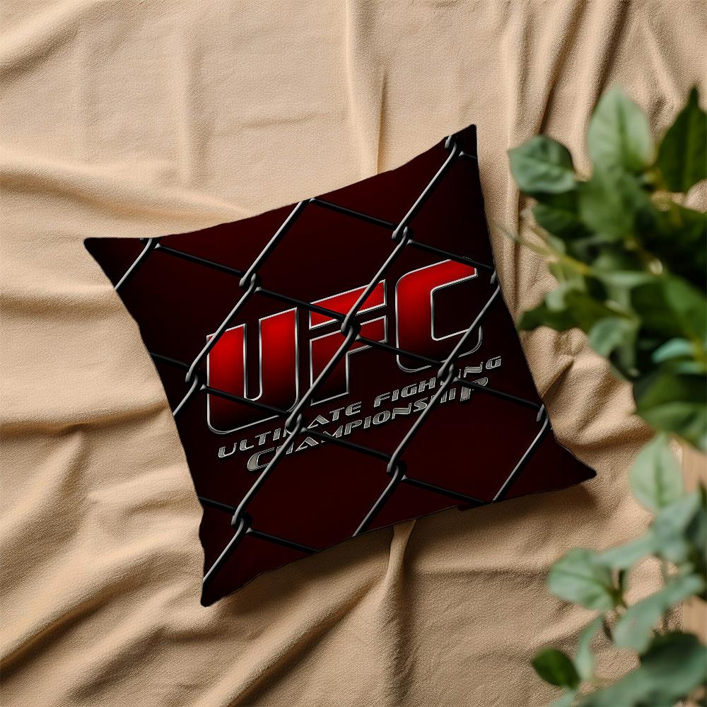 U-UFC Boxing Match cushion cover Square Sofa Cushion Cover Casual Skin-Friendly Comfortable Pillow Cover