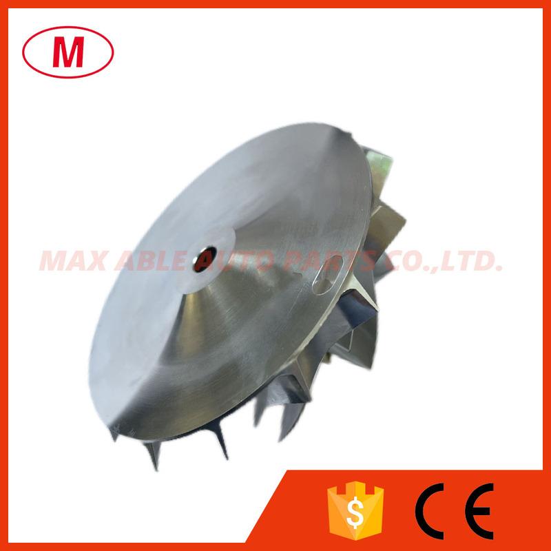 Turbo Billet Compressor Wheel/Milling/Turbocharger Compressor Impeller 57.69/78.00mm 7+7 Blades Reverse for TD05 Cartridge/CHRA