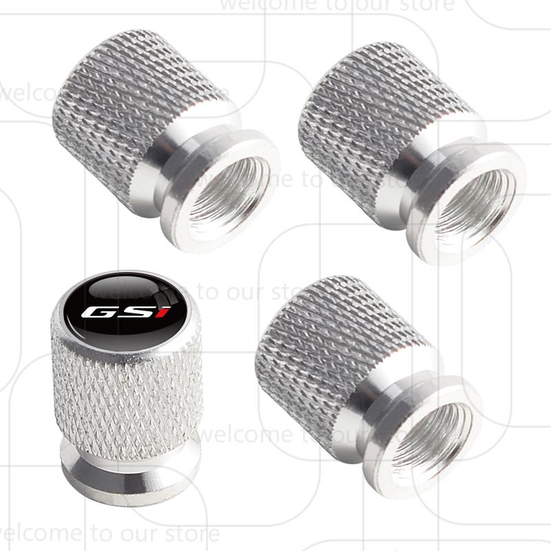 4Pcs Car Tire Valve GSI Emblem For Opel Mokka Insignia Corsa Antara OPC VXR8 Astra Aluminum Air Port Stem Cover Caps Dust Covers