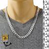 SILVER Men' Chain 925 SILVER DIAMOND Chain 6mm ITALIAN