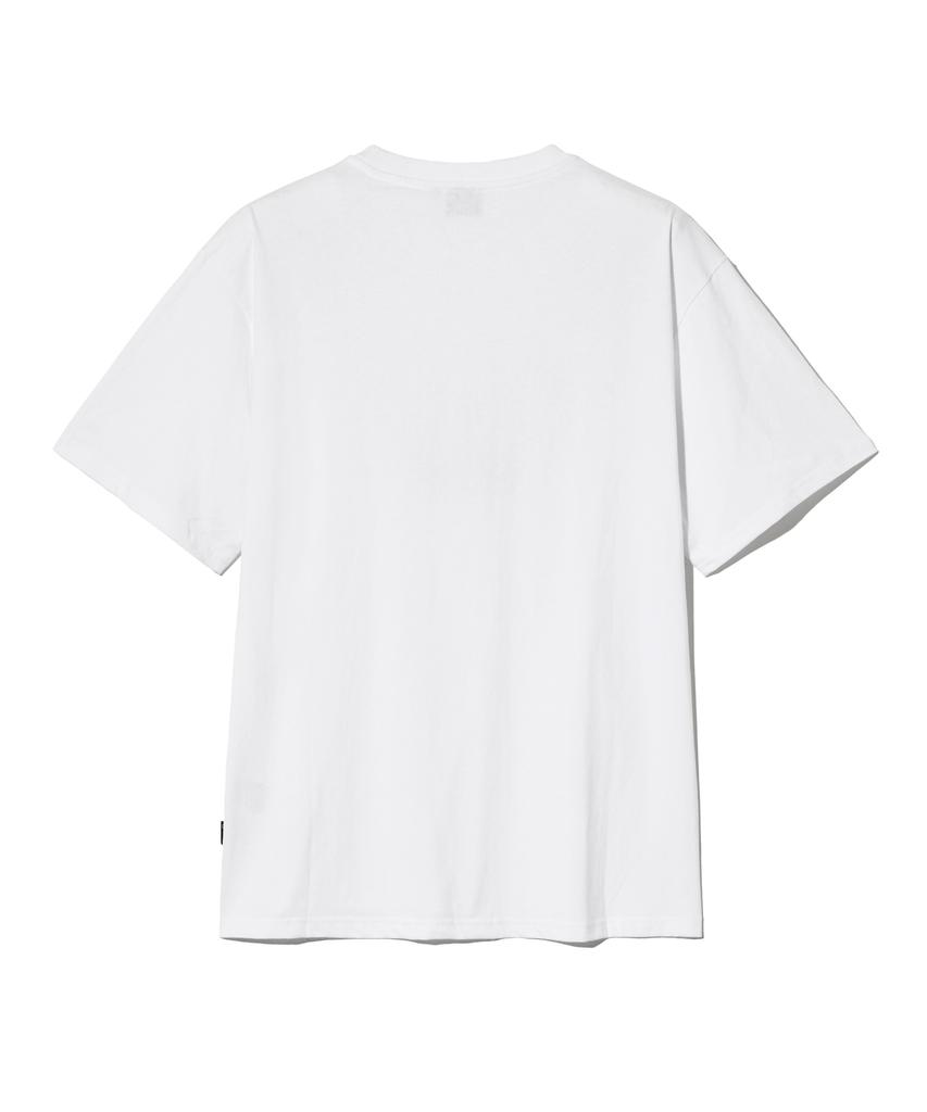 Yale Two-Tone Arch Short Sleeve T-Shirt White